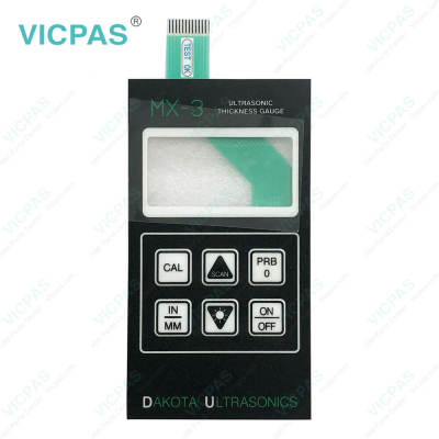 Dakota MX-3 Ultrasonic Thickness Gauge Membrane Switch