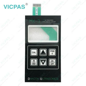 Dakota MX-3 Ultrasonic Thickness Gauge Membrane Switch
