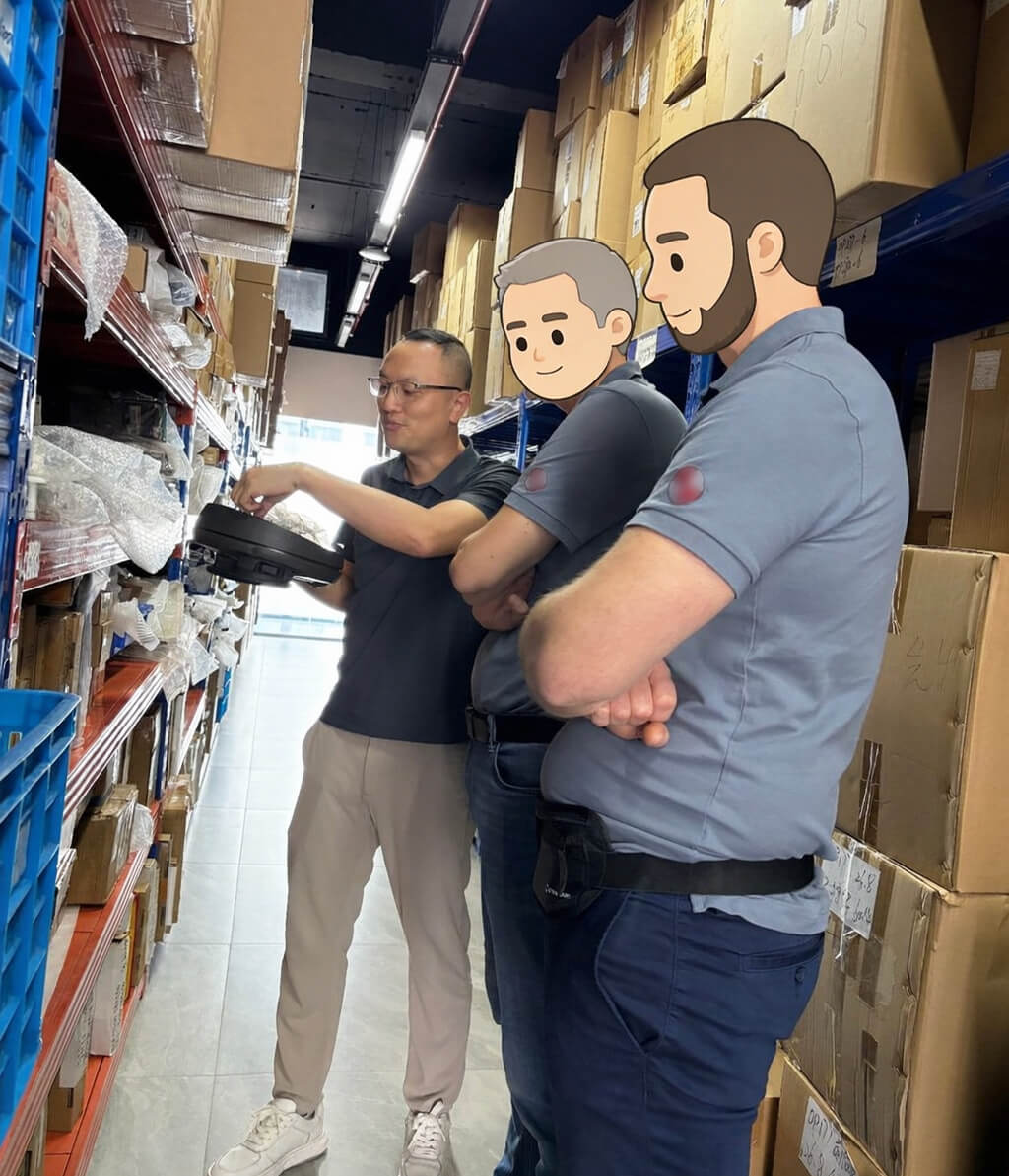HMI spare parts stock in the VICPAS warehouse