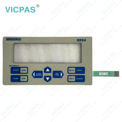 Brooks Instrument Model 0254 AL 4-Channel Mass Flow Controller Operator Panel Keypad
