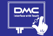 Logo en verre à écran tactile résistif DMC