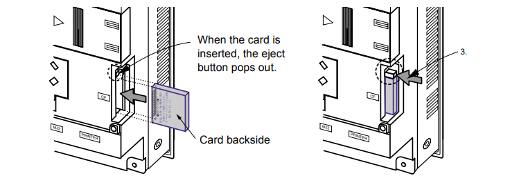 What is the tip of mounting and dismounting the UG330H-SC4 CF Card?