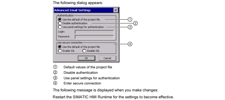  How to change MP 277 8" 6AV6643-0DB01-1AX2 E-mail Setting?