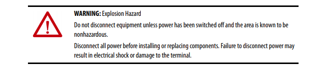 How to load and run an application on the terminal 2711P-T4W21D8S-A?