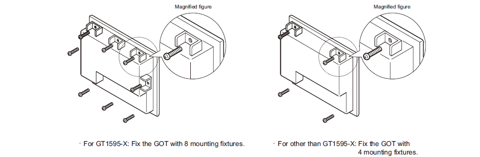 What is the installation procedure of GOT-F900 F940GOT-TWD-E?