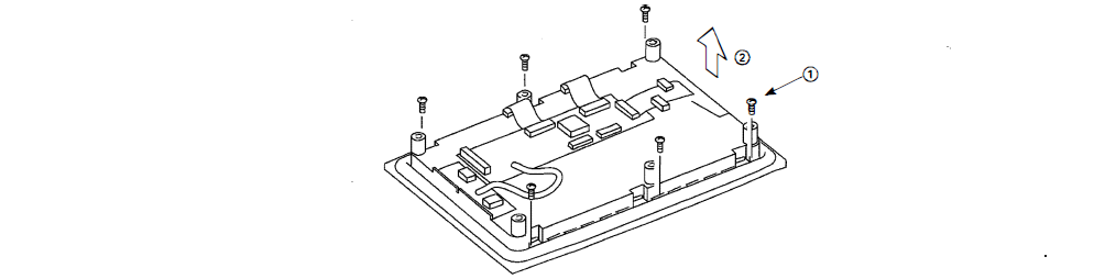 What is the procedure to replace the A800 Series A852GOT-SBD-M3 backlights?