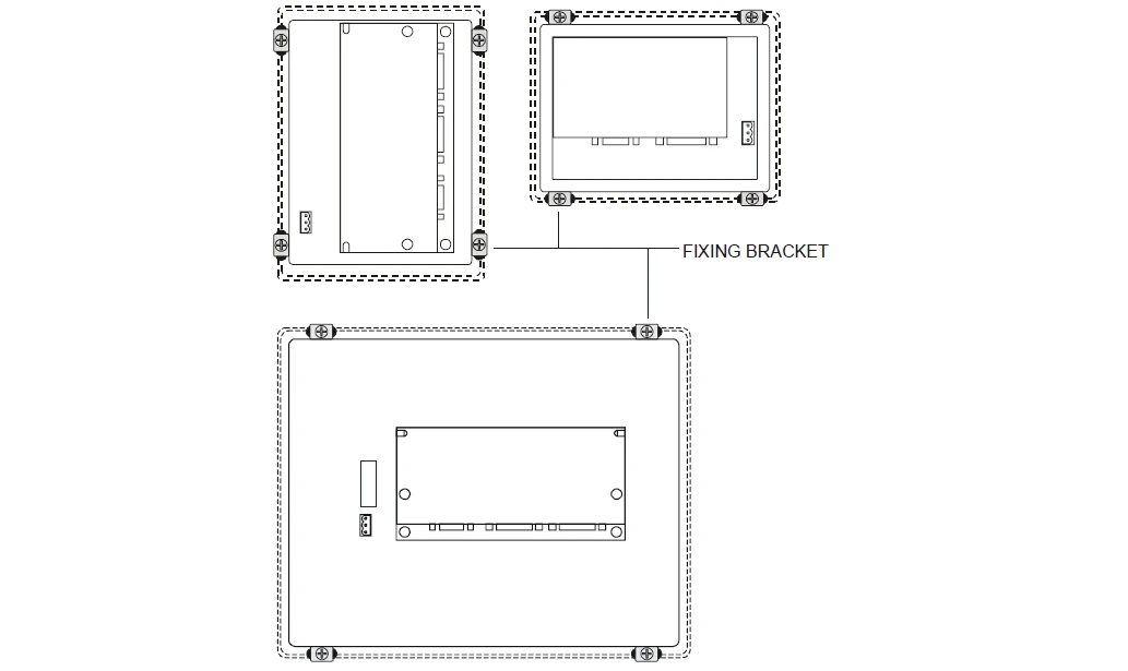 What are the EBIS513U201 Touch Panel Protective Film HMI installation procedures?