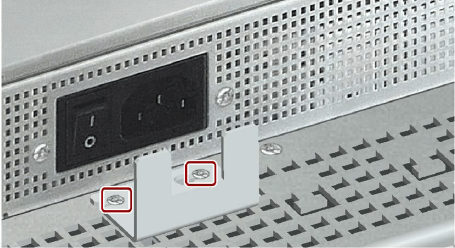 How to connect the Siemens Simatic IPC 477 D 6AV7240-0CC04-0PE0 power supply cord?