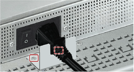 How to connect the Siemens Simatic IPC 477 D 6AV7240-4CC14-0KA0 6AV7240-4CD07-4HA0 power supply cord?