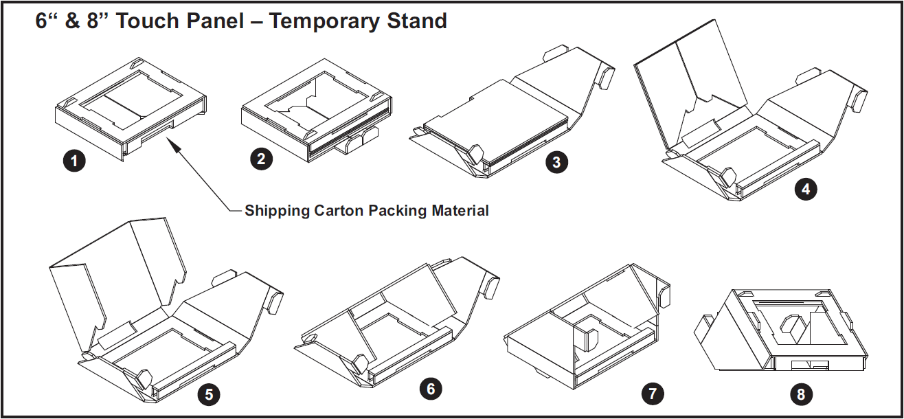 Assemble Temporary Support Stand