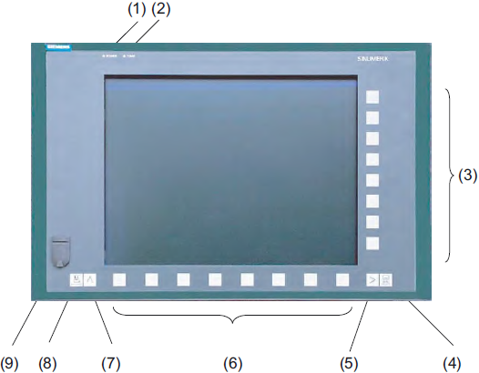 6FC5203-0AF03-0AA0 Siemens OP015 Membrane Keyboard | SINUMERIK