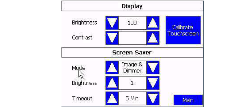 How to configure the screen saver from the C400, C600 and C1000 terminals?