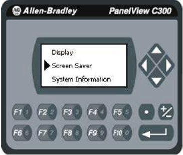 How to configure the screen saver from the C200 and C300 terminals？