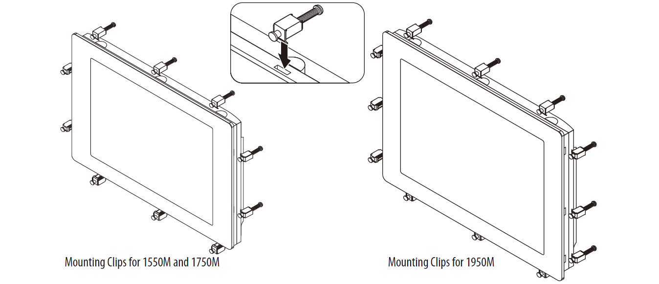 How to Mount the Monitor in a Panel?