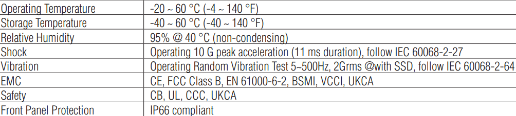 What are the environmental conditions for Advantech PPC-3120E92802-T PPC-3120E92803-T PPC-3120E92804-T Protective Film Touch Screen Glass?