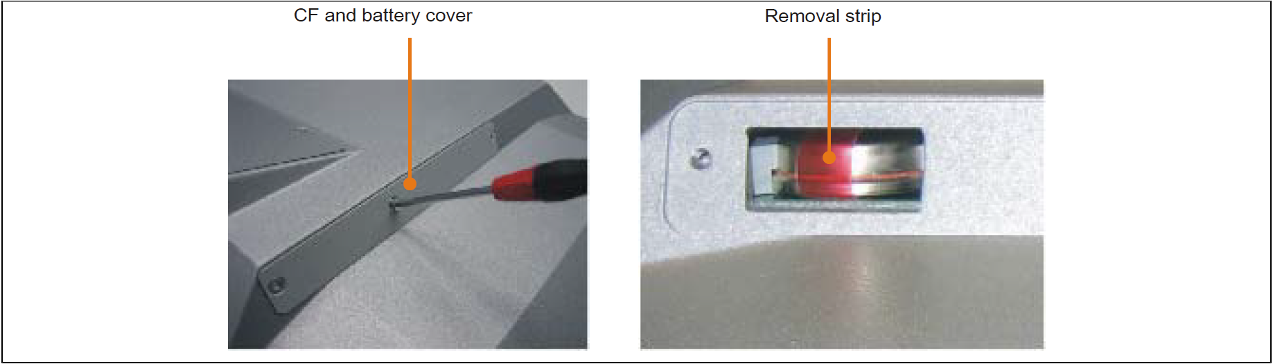 How to replace the 5PC725.1505-K01 battery?