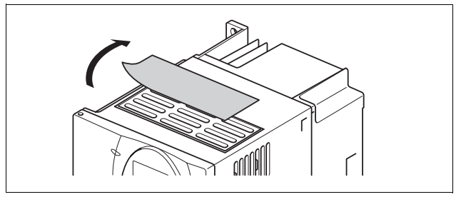 Removing protective film
