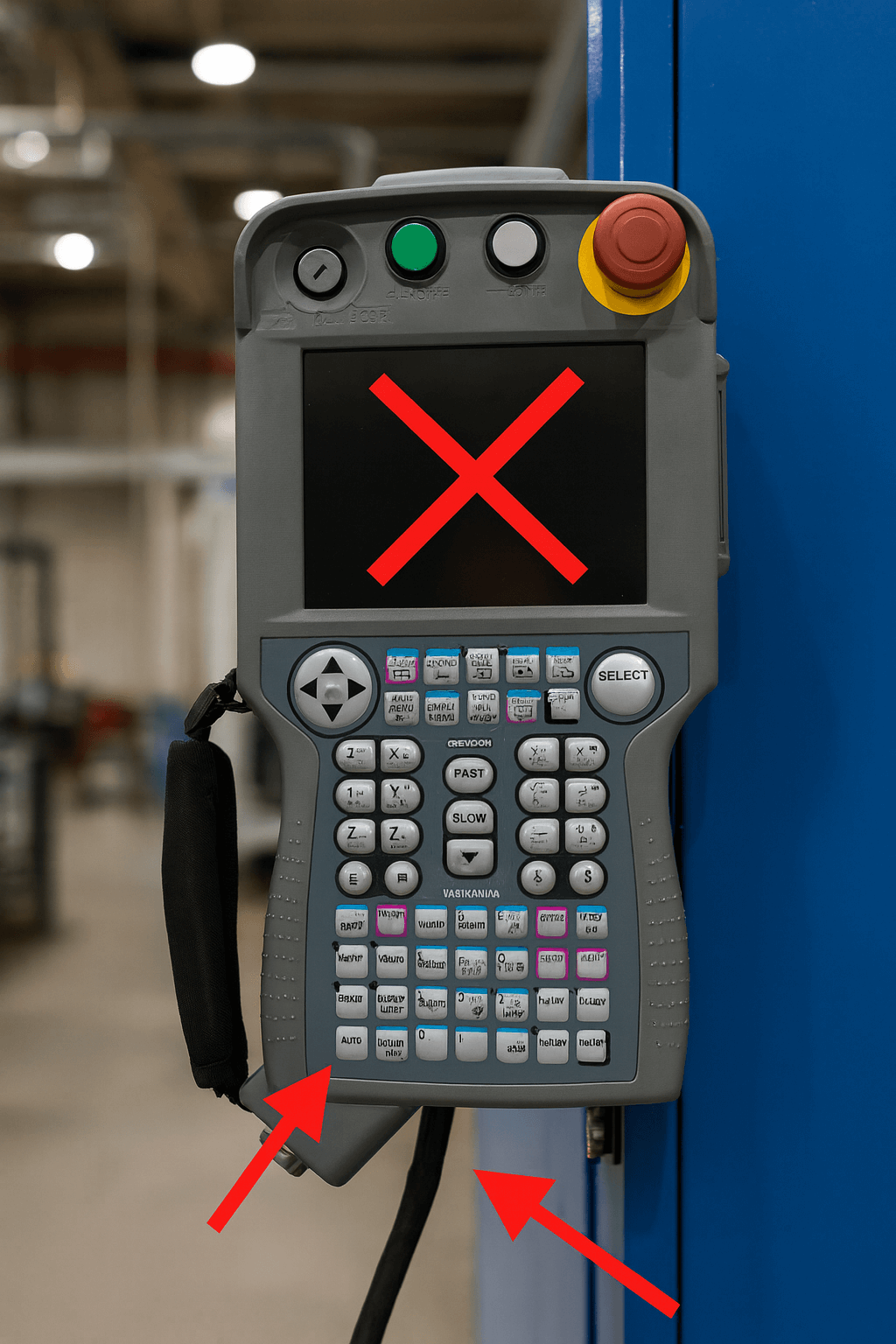 Troubleshooting Yaskawa DX200 Teach Pendant Issues: Won't Turn On or Respond?