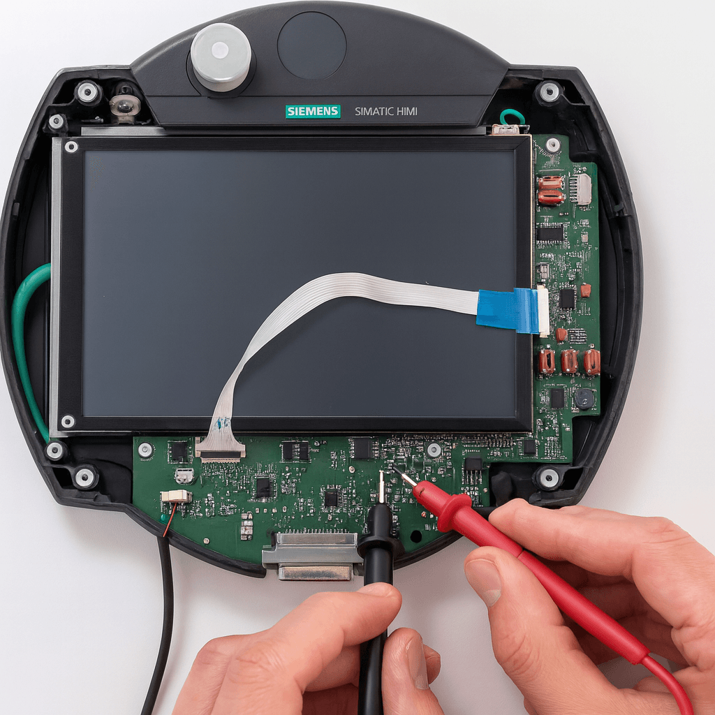 Siemens MP277 Internal Repair – LVDS and Voltage Testing