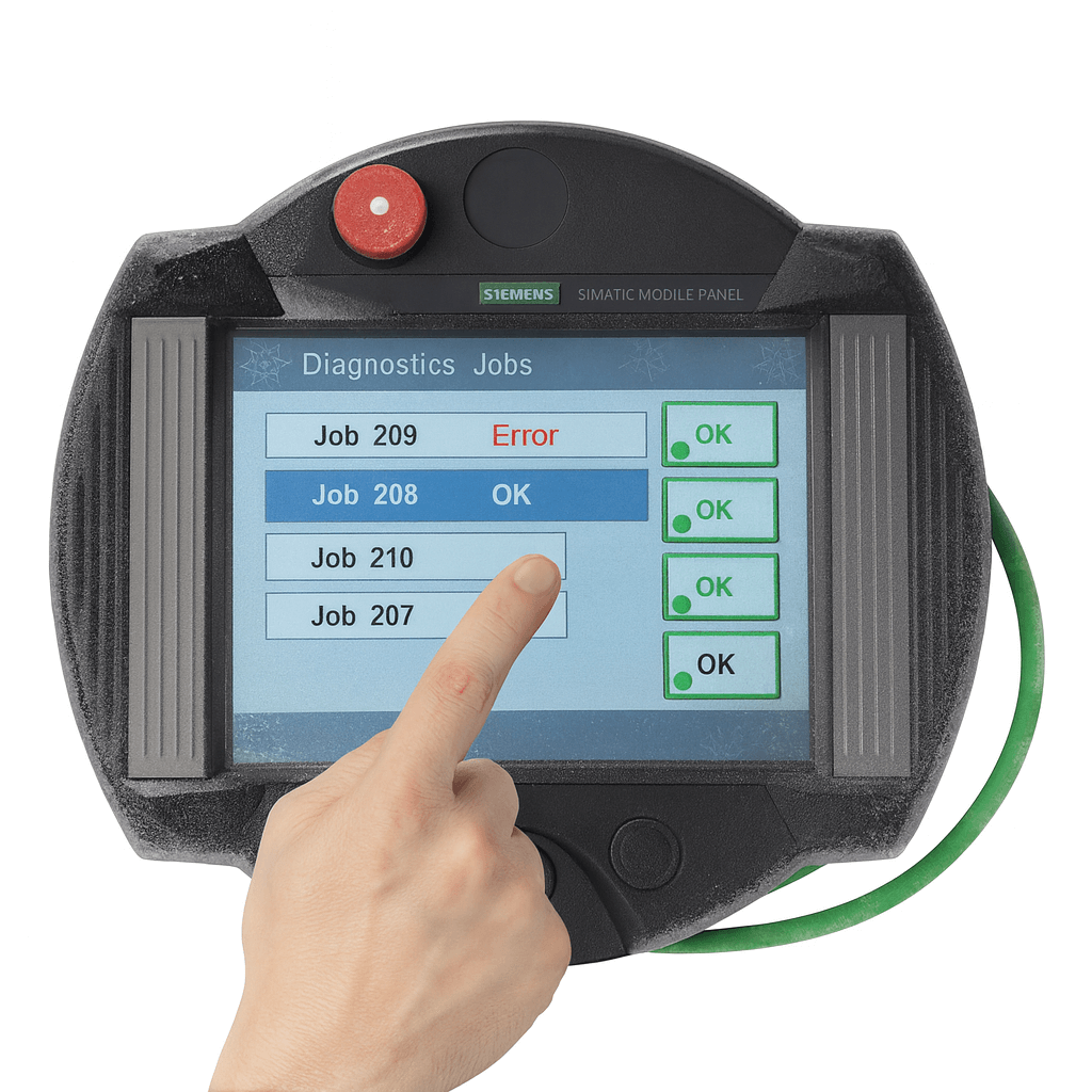 Siemens MP277 Touchscreen Erratic Behavior Test