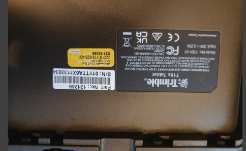 Trimble T10X Tablet Touch Digitizer Glass Replacement