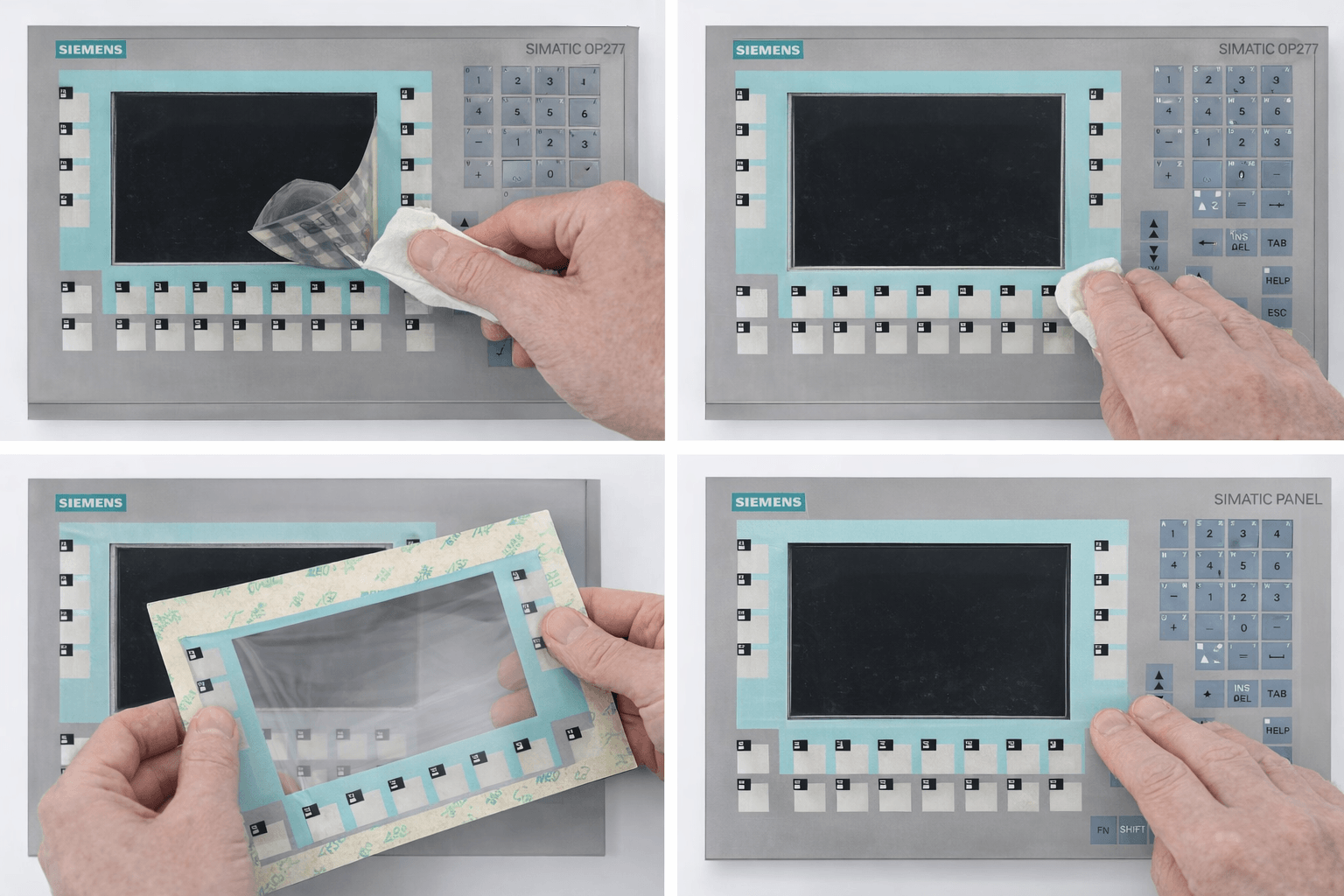 Replacing worn membrane keypad on Siemens OP277 6 HMI