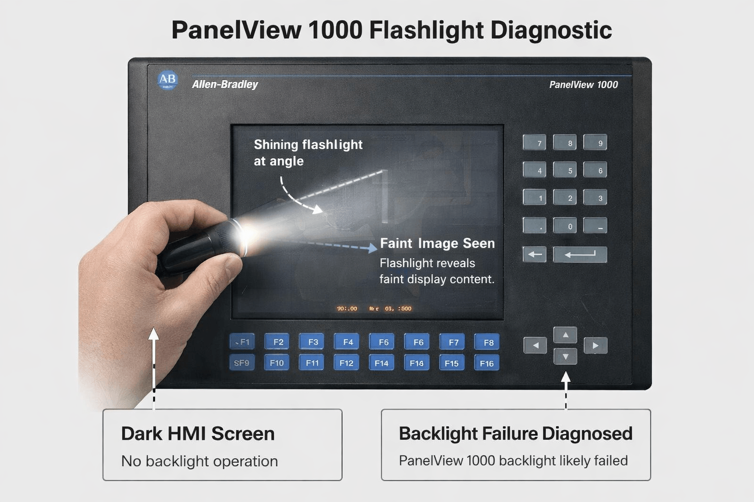 Allen Bradley PanelView 1000 Troubleshooting: Fix Blank Screen & Common Errors