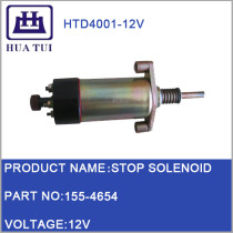 Machinery Engine Parts fuel shut off solenoid 12v 155-4654 for 3304 3406