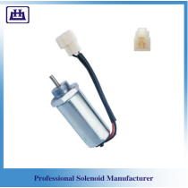 Construction Machinery parts fuel solenoid 24v for Hitachi