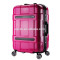 ABS+PC travel bags trolley aluminum frame luggage suitcase