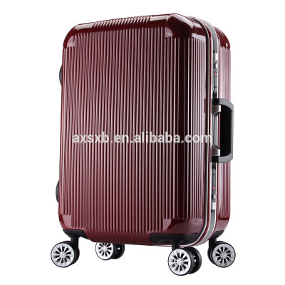 ABS PC Aluminum Frame aircraft wheels hard shell travel luggage
