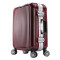 ABS polycarbonate unique tsa lock aluminum frame luggage
