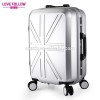 2015 new style PC flag trolley luggage travel case-- love follows you forever