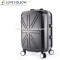 ABS 28inch aluminum frame trolly side handle suitcase