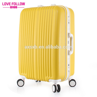 ABS travel trolley hard shell aluminum frame luggage