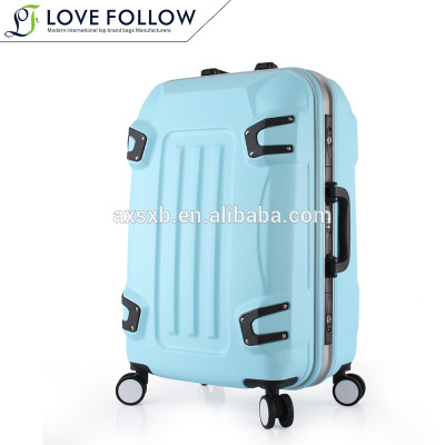 ABS trolley bag transformes hard shell luggage case