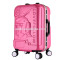 aluminum frame ABS printed hard shell luggage