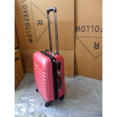 ABS four wheels hard shell travel trolley funny case luggage suitcase