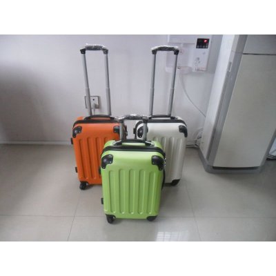 ABS 3 pcs set eminent zipper rotary wheel colorful kids travel trolley latest carry on travel trolley suitcase