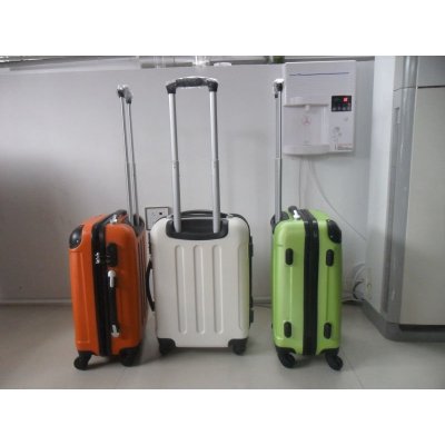 ABS 3 pcs set eminent zipper rotary wheel colorful kids travel trolley latest carry on eminent mini vip luggage