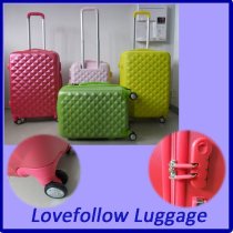 ABS zipper hard shell colorful luggage bag