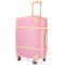 factory price ABS zipper trolley suitcase case