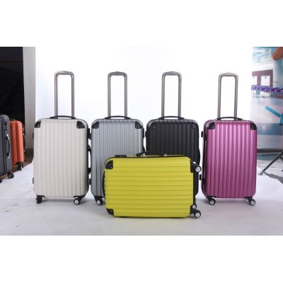 ABS 2 pcs set eminent aircraft airplane wheel travel trolley zipper hard shell luggage