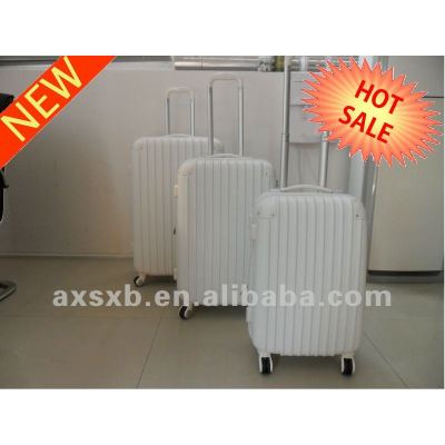 ABS hot sale white match color corner series travel trolley case