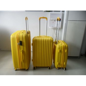 ABS 3 pcs set eminent aircraft airplane wheel hard shell drawbar airport zipper mini beautiful super light colorful suitcase