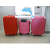 ABS 3 pcs set eminent aircraft airplane airport 2 zippers wheel waterproof plastic cute carry on rolling rotary luggage