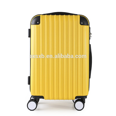 ABS four wheels zipper suitcase sets