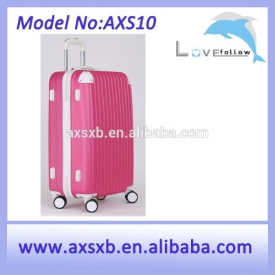 travel trolley luggage bag for sale,ABS fashion trolley luggage, trolley luggage with wheel