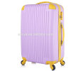 ABS travel land china zipper colorful luggage factory