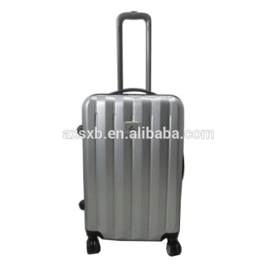 2016 ABS 3 pcs set travel luggage aircraft trolley 2 zipper baggage school luggage
